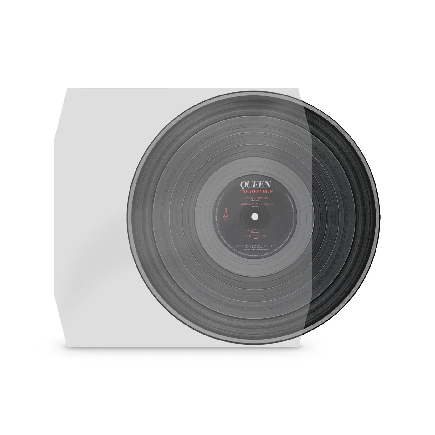 12" Square Record Inner Sleeves 90 Micron with cut corners - Thick Premium frosted Plastic - Image 2
