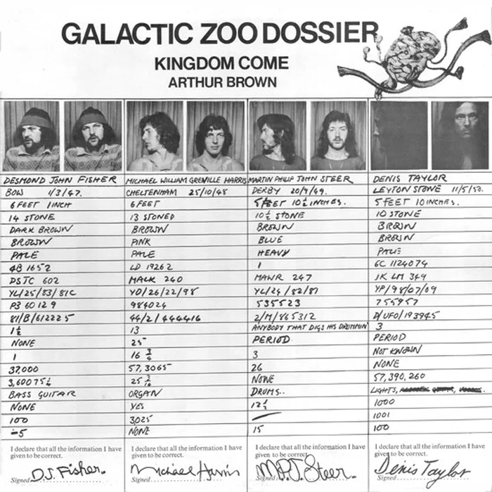 Arthur Brown's Kingdom Come – Galactic Zoo Dossier (E/E)
