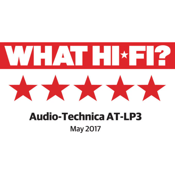 Audio Technica AT LP3 Fully Automatic Belt Drive Stereo Record Player w/AT91R Cart WHITE - Image 5