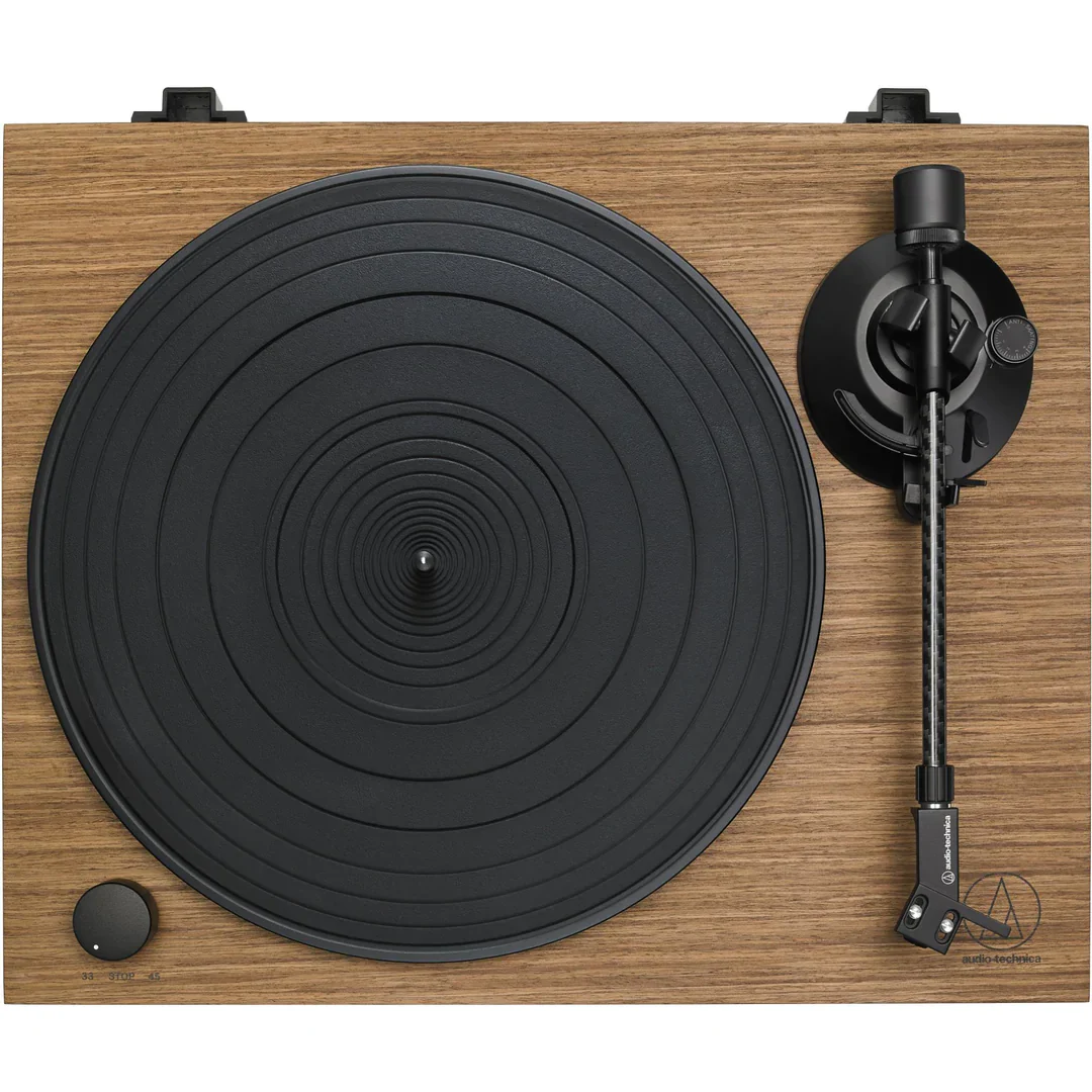 Audio-Technica AT-LPW40WN - Manual Belt-Drive Stereo Record Player in Walnut - Image 2