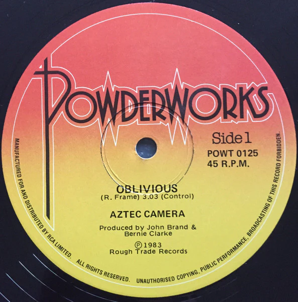 Aztec Camera – Oblivious (VG/Generic)
