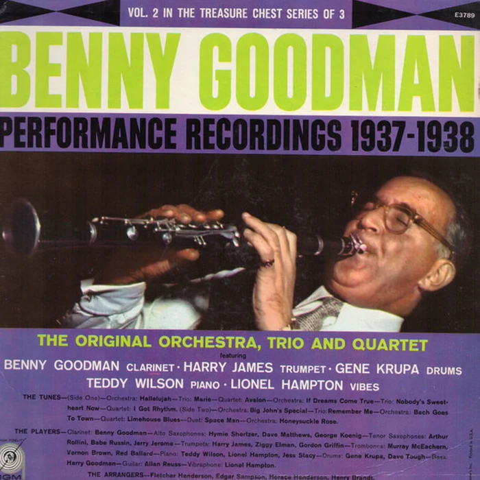 Benny Goodman – Performance Recordings 1937-1938 Volume 2 (VG+/VG+)