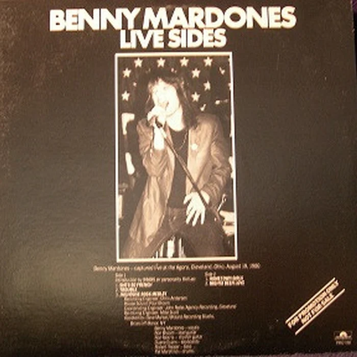 Benny Mardones – Live Sides (VG+/VG+)
