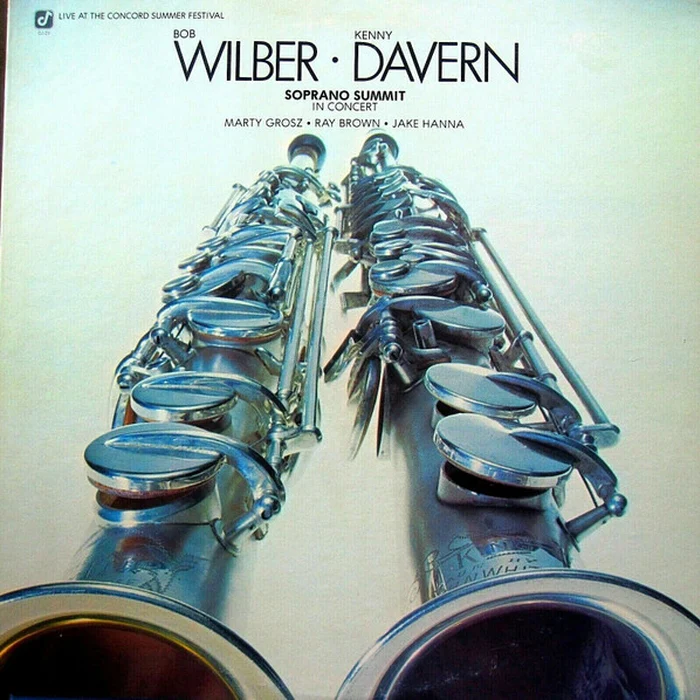 Bob Wilber, Kenny Davern, Marty Grosz, Ray Brown, Jake Hanna, Soprano Summit – Soprano Summit In Concert (VG+/VG+)