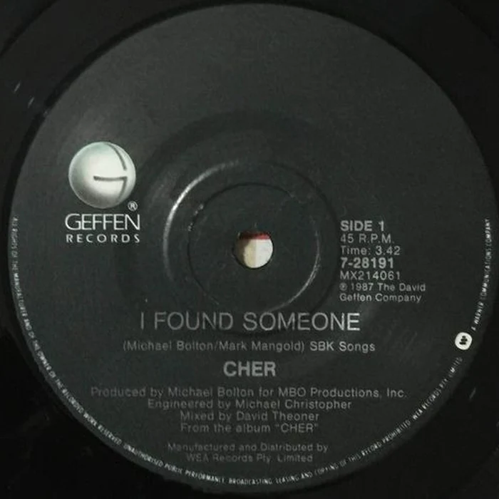 Cher – I Found Someone (VG+/Generic)