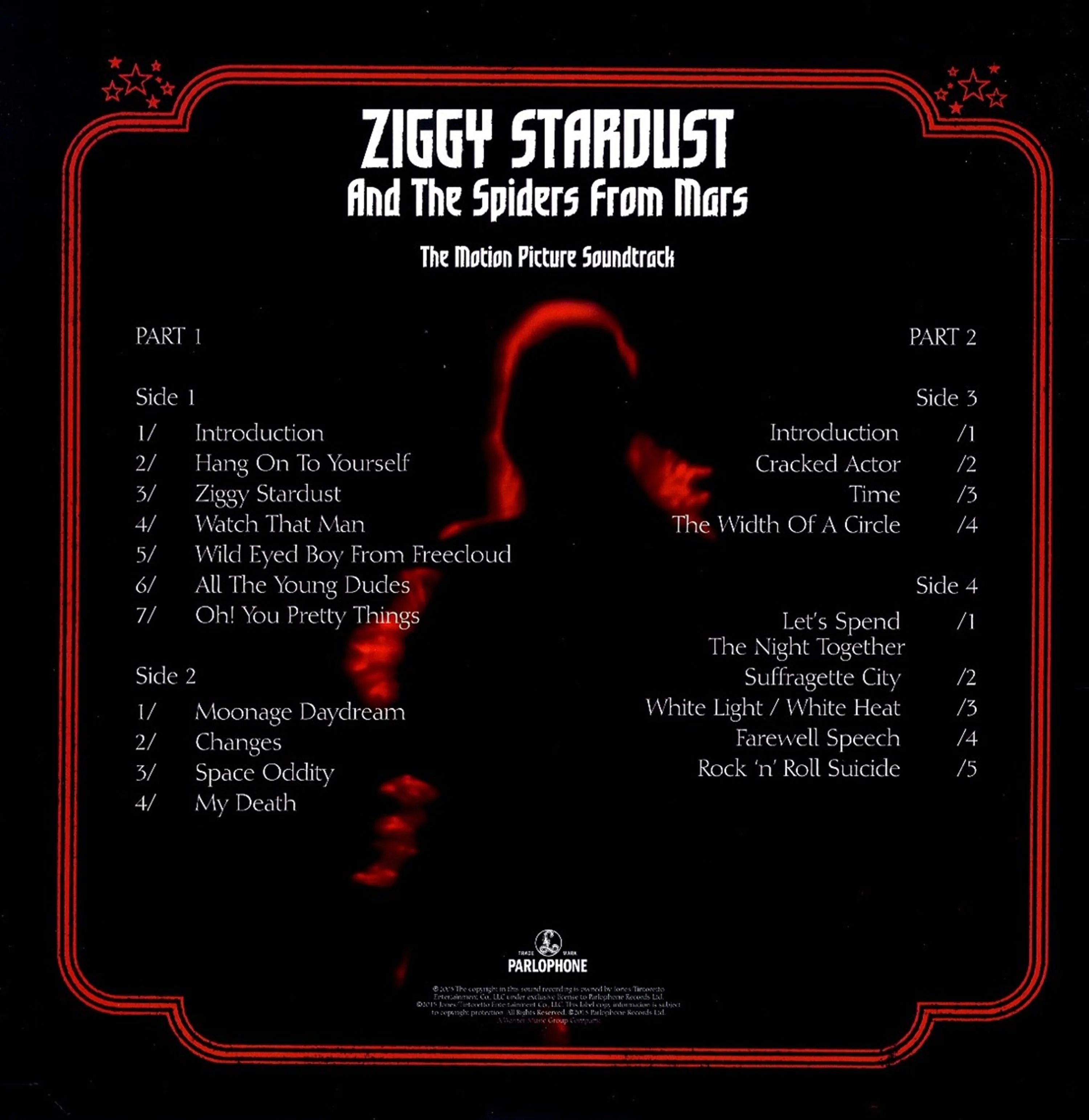 David Bowie – Ziggy Stardust And The Spiders From Mars (The Motion Picture Soundtrack) (2xLP) - Image 2