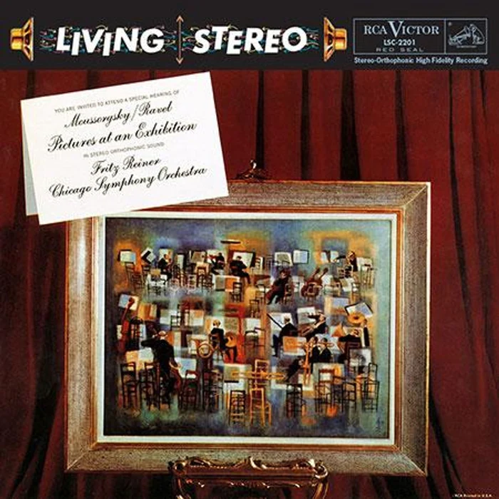 Modest Mussorgsky, Maurice Ravel, Fritz Reiner, The Chicago Symphony Orchestra – Pictures At An Exhibition (2xLP)
