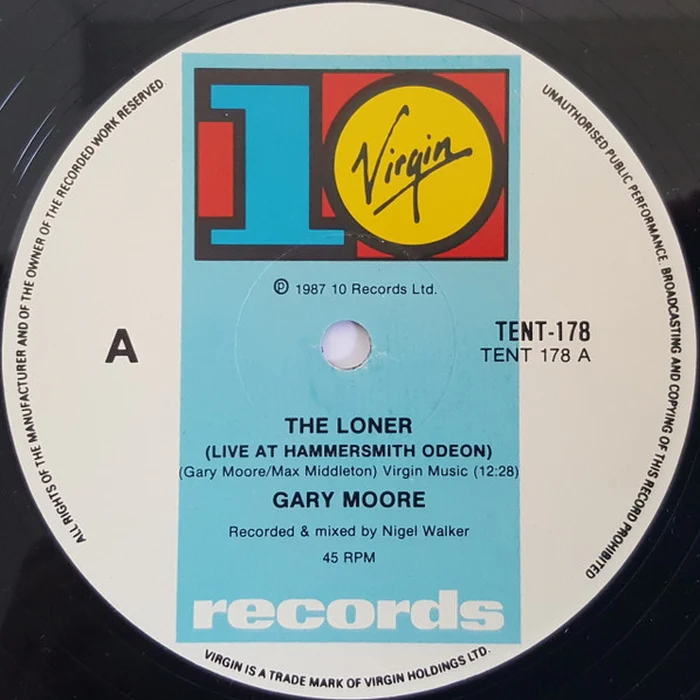 Gary Moore – The Loner (VG+/VG+)