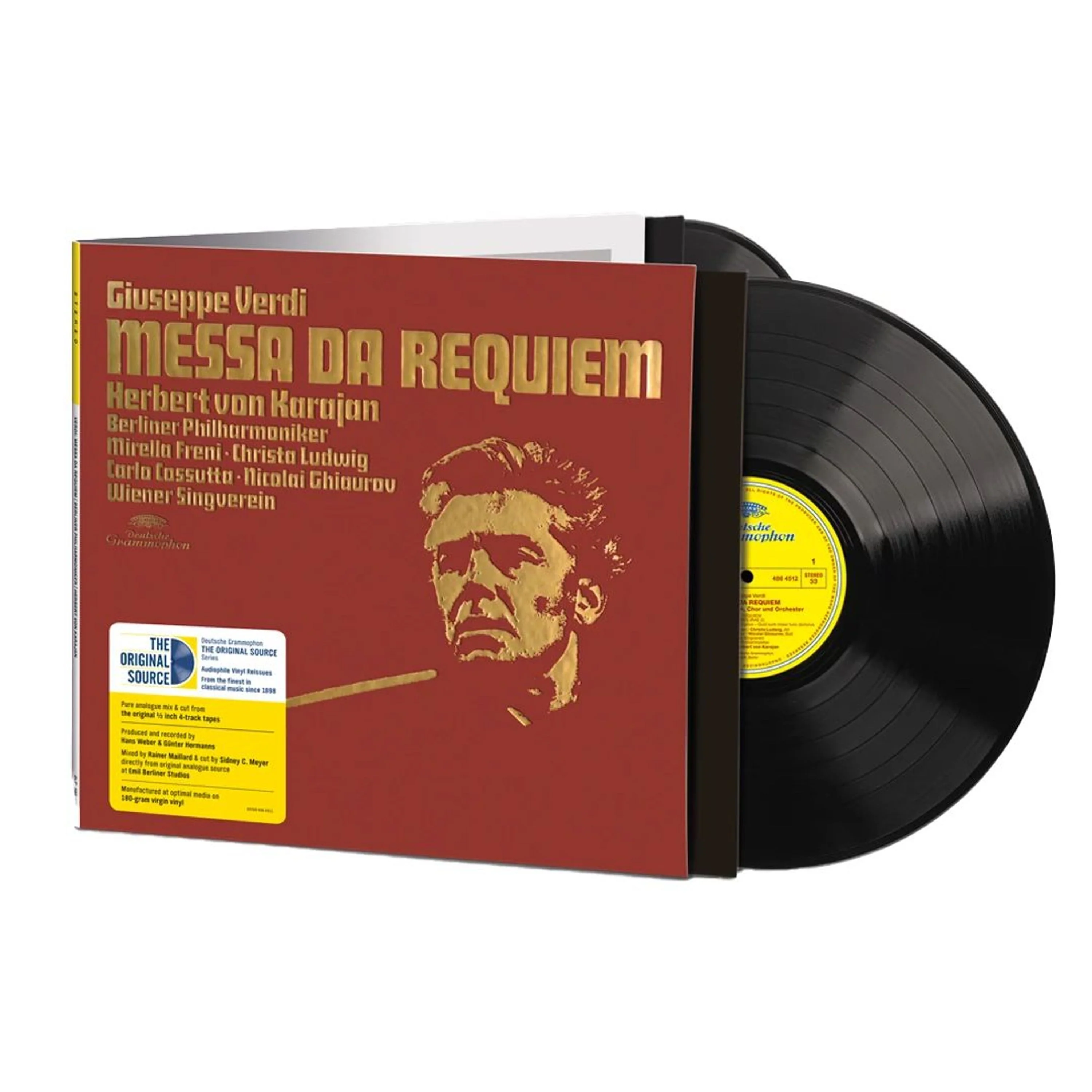 Verdi Messa da Requiem – Herbert von Karajan: Original Source Series  (2xLP, 180g, Original Source Series)