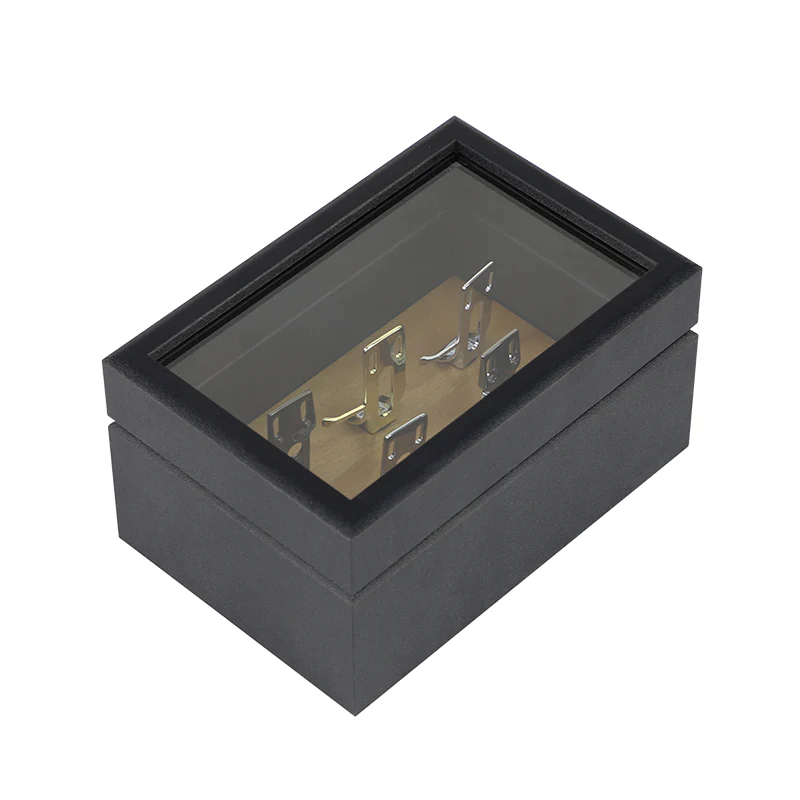 Headshell Storage Box with Glass Lid – Holds 5 Cartridges / Headshells - Image 4