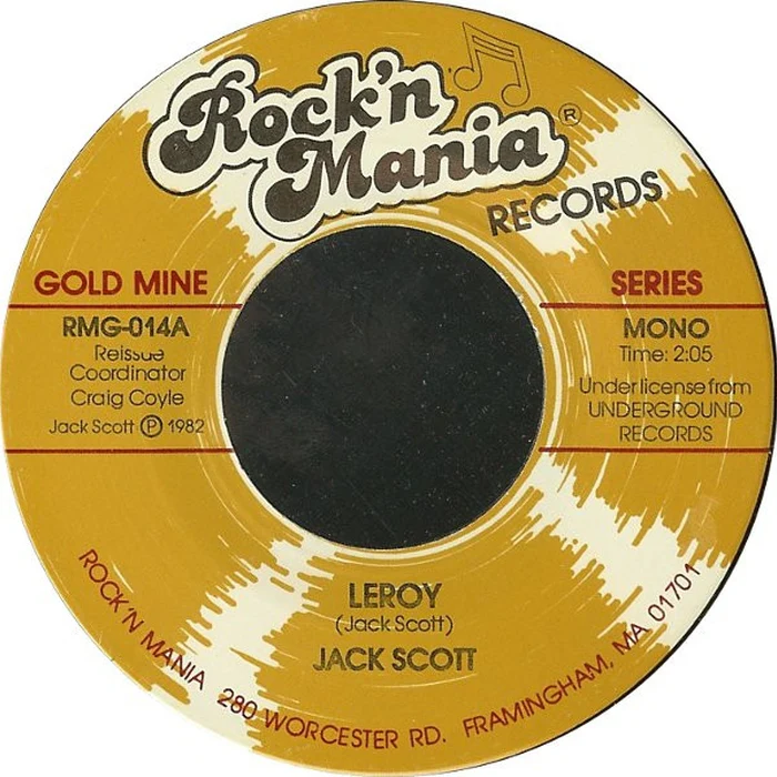 Jack Scott, Jimmy Dee & The Offbeats – Leroy / Henrietta (E/Generic)