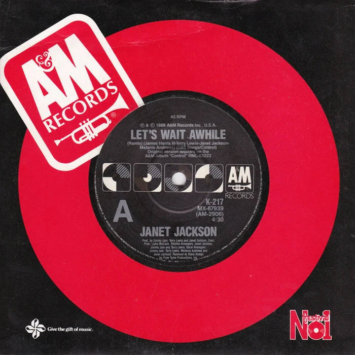 Janet Jackson – Let's Wait Awhile (VG+/Generic)