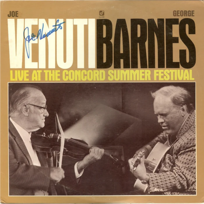Joe Venuti, George Barnes – Live At The Concord Summer Festival (NM/VG+)