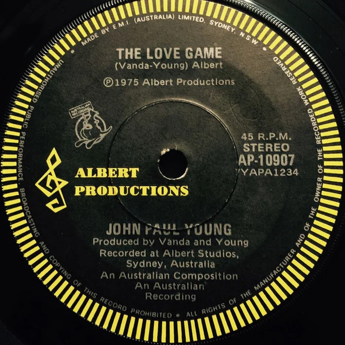 John Paul Young – The Love Game (VG+/Generic)