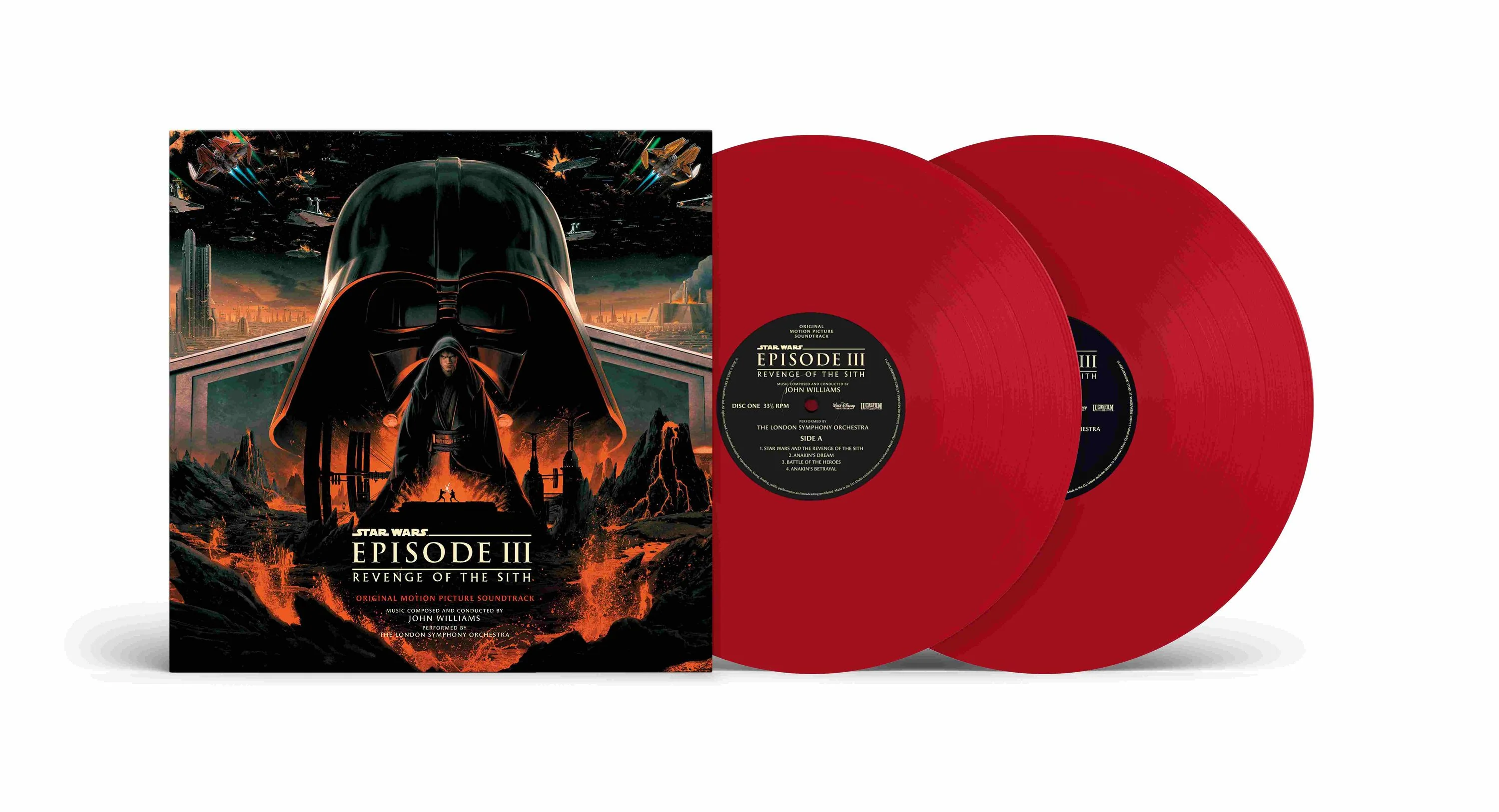 John Williams – Star Wars Episode III: Revenge Of The Sith (Original Motion Picture Soundtrack) (2xLP, Red Vinyl) - Image 2