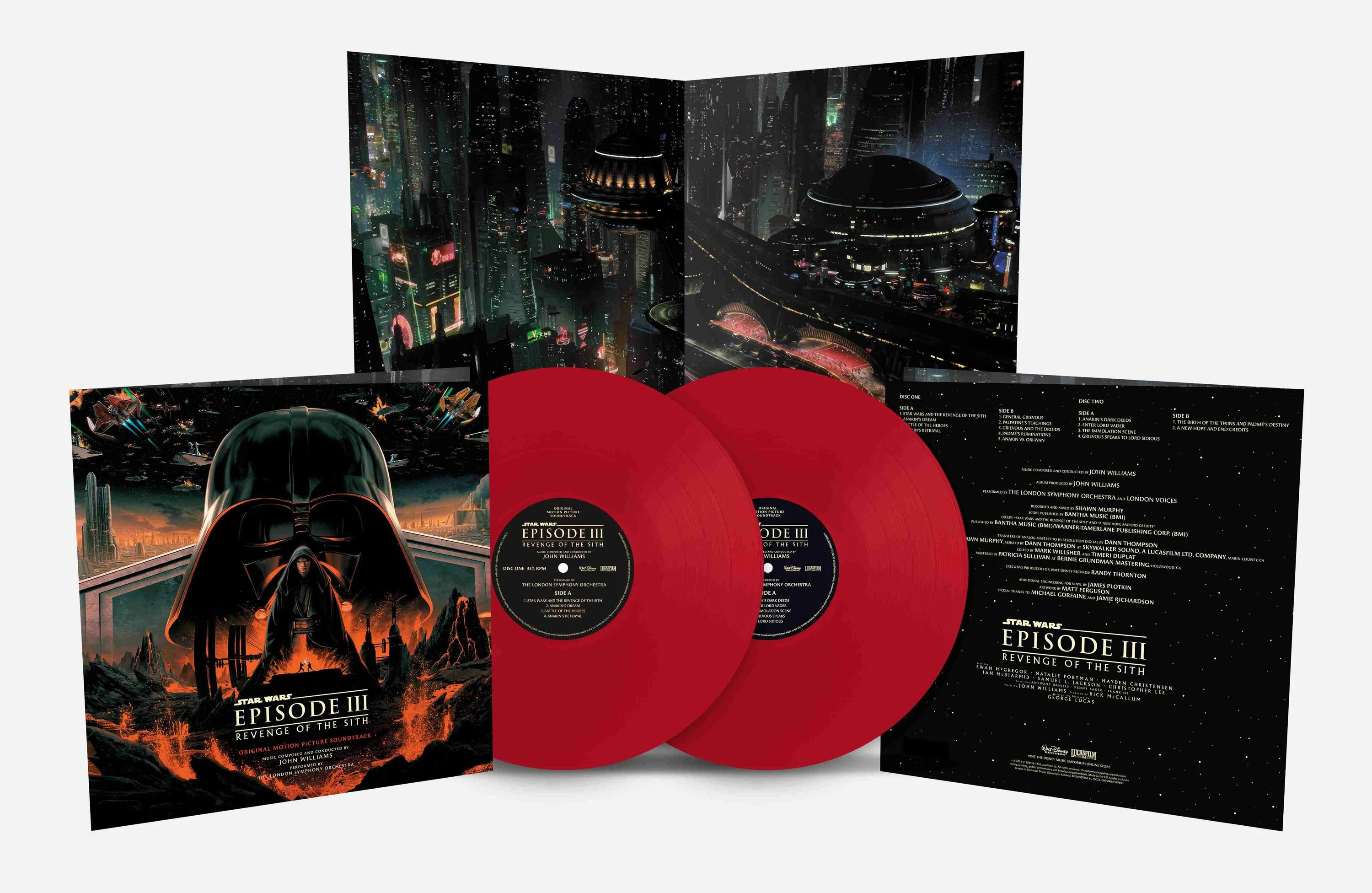 John Williams – Star Wars Episode III: Revenge Of The Sith (Original Motion Picture Soundtrack) (2xLP, Red Vinyl) - Image 3