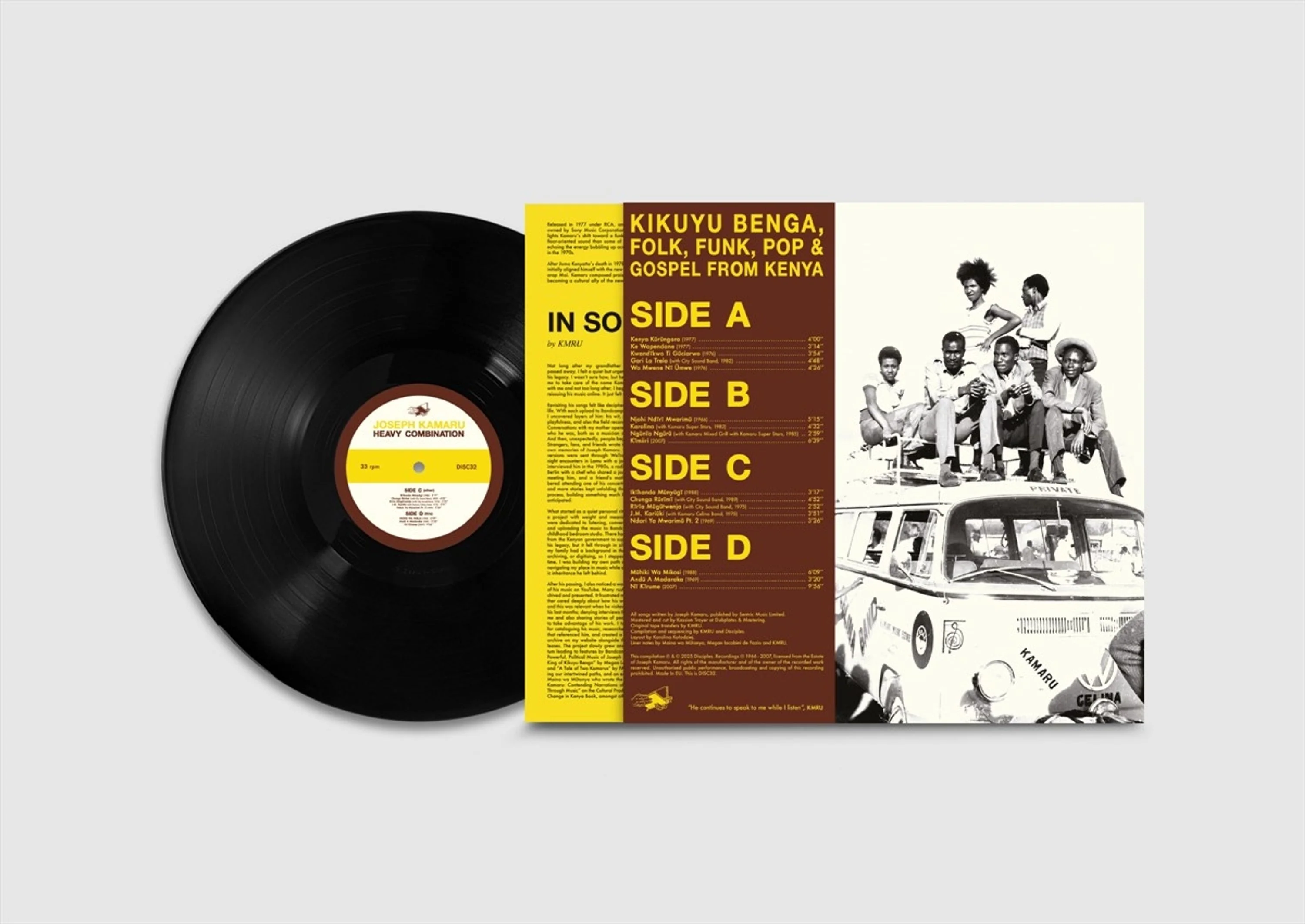 Joseph Kamaru – Heavy Combination 1966-2007 (2xLP) - Image 3