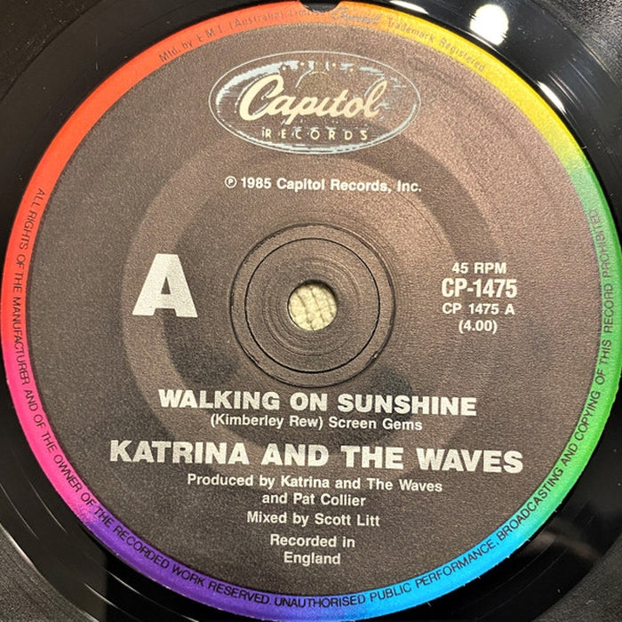 Katrina And The Waves – Walking On Sunshine (VG+/Generic)