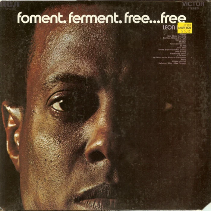 Leon Bibb – Foment, Ferment, Free... Free (VG+/VG+)