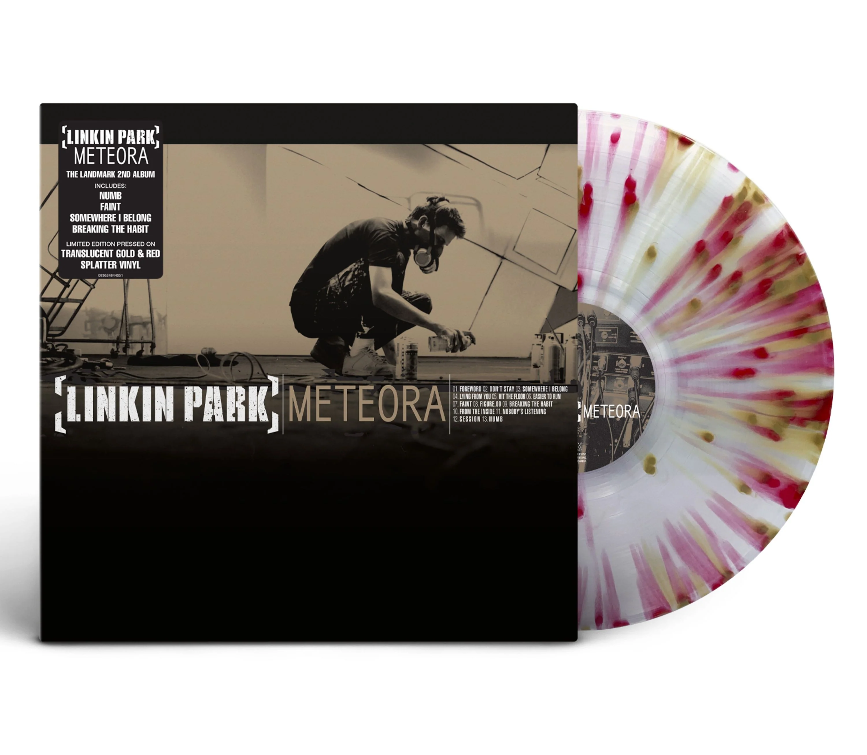 Linkin Park – Meteora (Translucent Gold and Red Splatter Vinyl) - Image 2