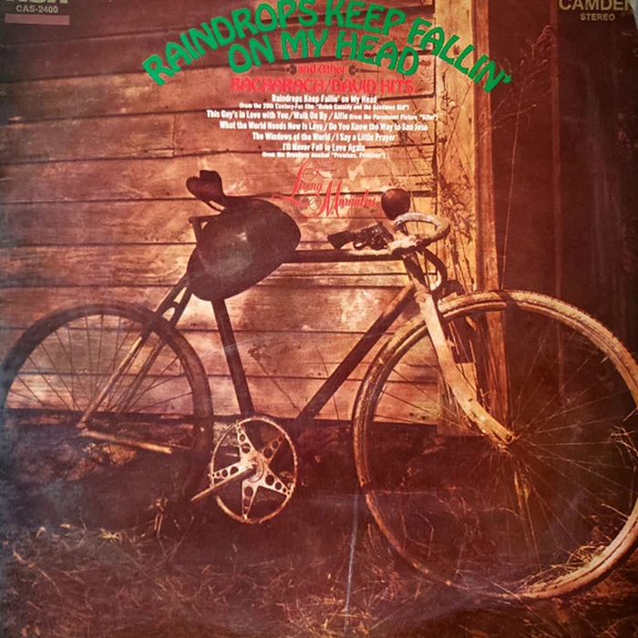 Living Marimbas – Raindrops Keep Fallin' On My Head And Other Bacharach/David Hits (VG+/VG+)