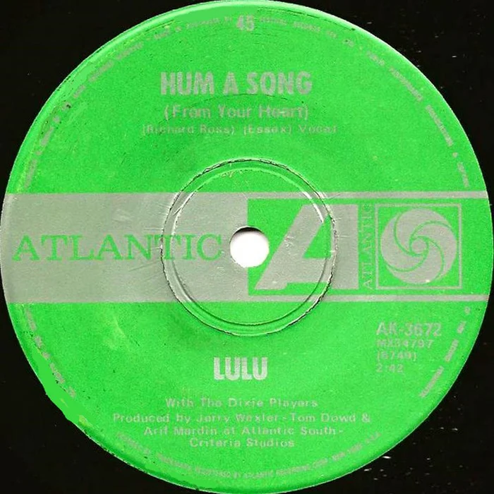 Lulu – Hum A Song (From Your Heart) / Where's Eddie (VG/Generic)