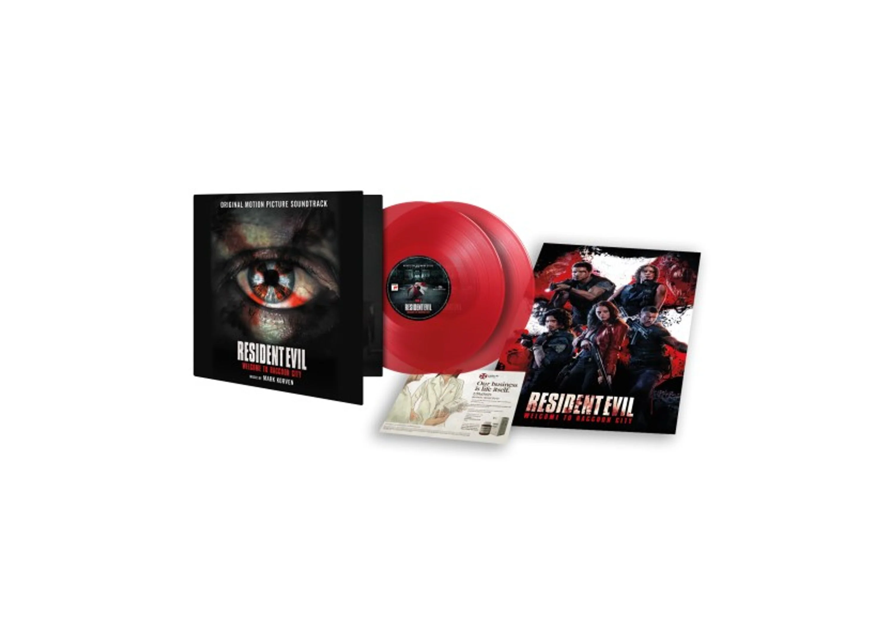 Mark Korven – Resident Evil Welcome To Raccoon City (2xLP, Coloured vinyl)