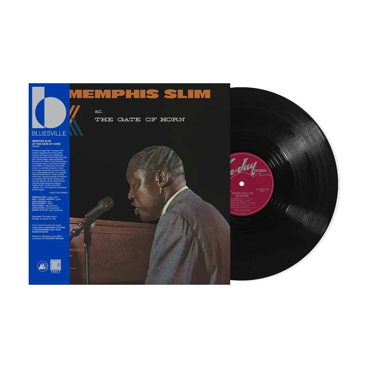 Memphis Slim – At The Gate Of Horn (OJC, Bluesville) - Image 2