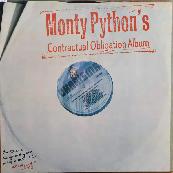 Monty Python – Monty Python's Contractual Obligation Album (VG+/VG+)