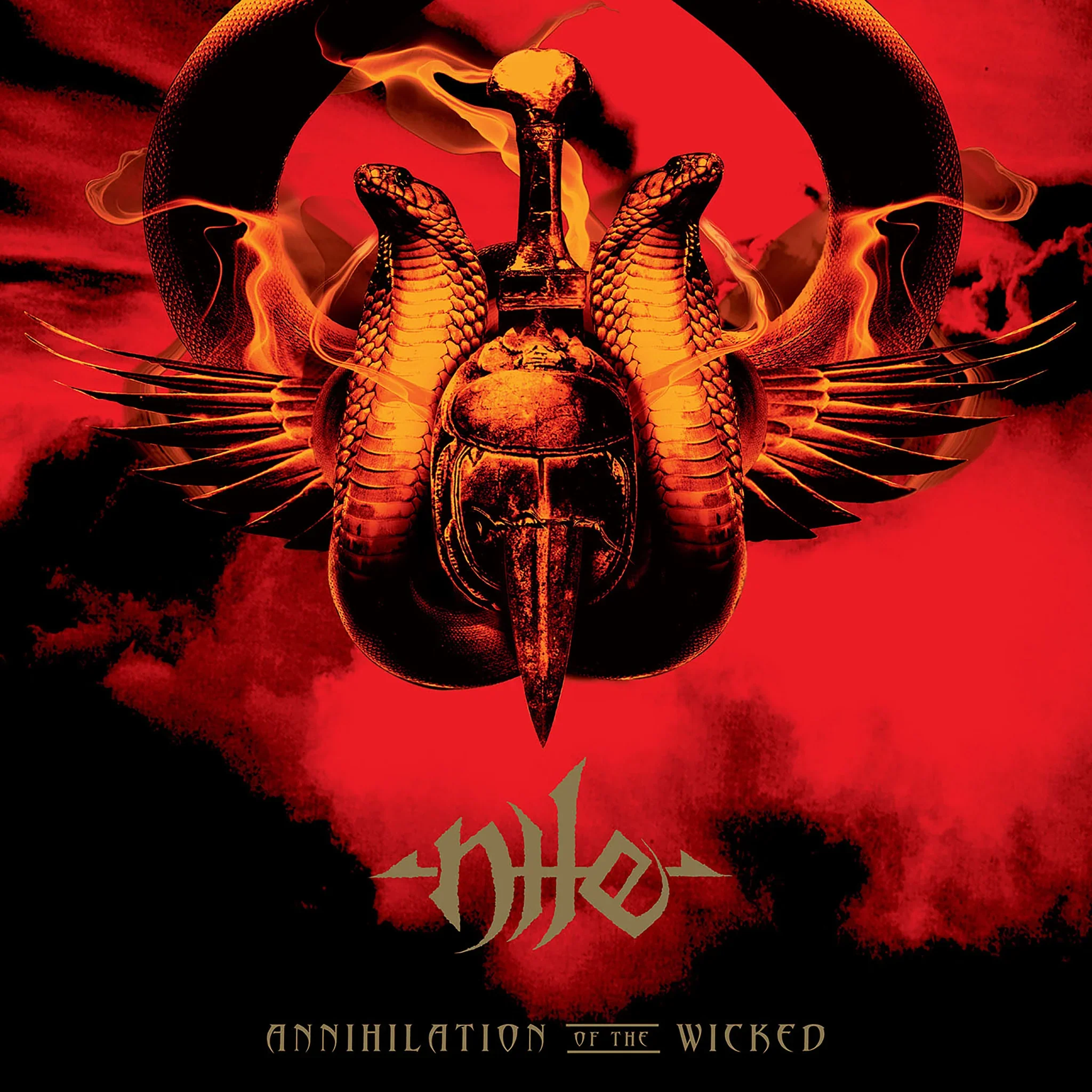 Nile – Annihilation Of The Wicked (2xLP, one side etched, Blood Red W/ Black Splatter Vinyl)