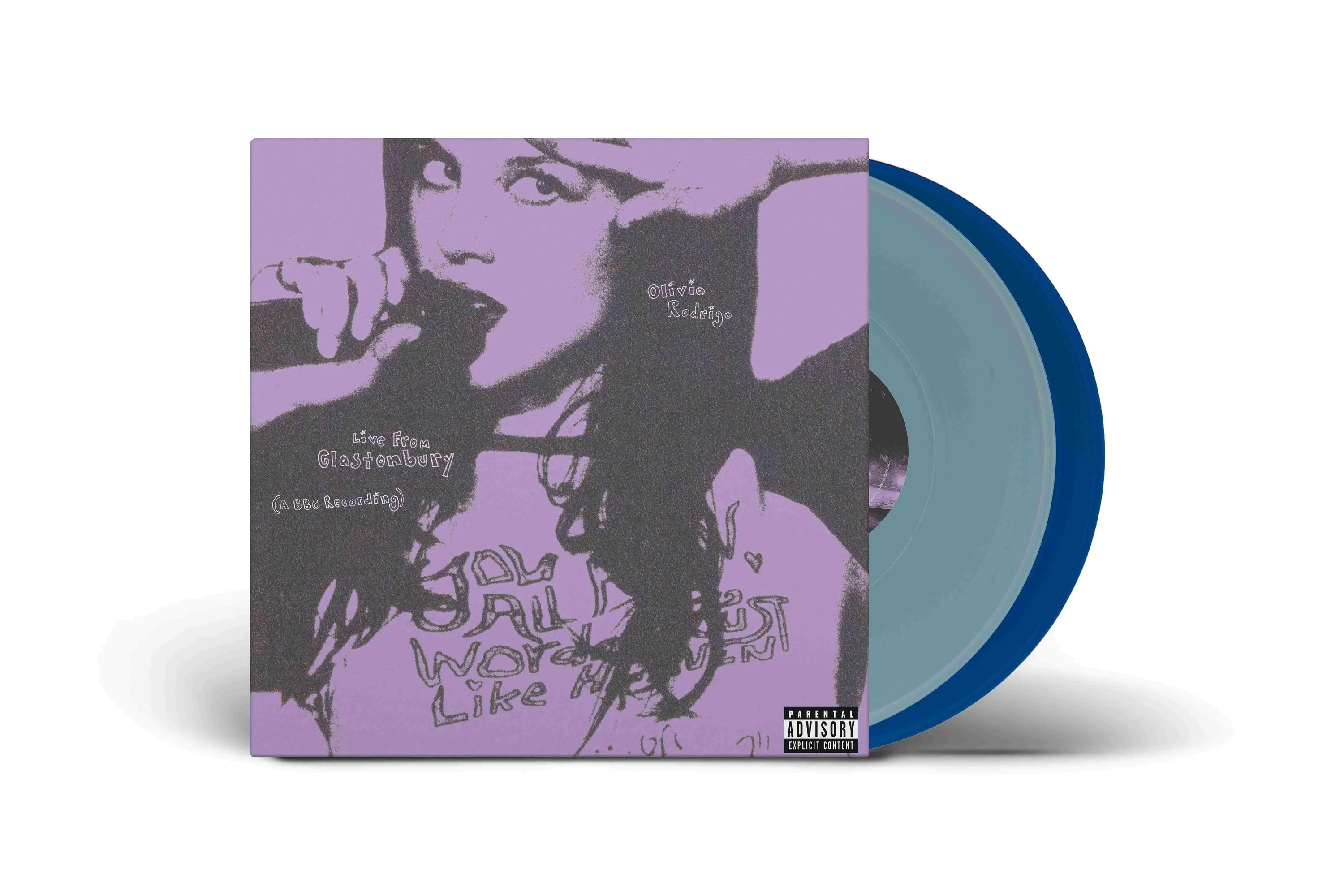 Olivia Rodrigo – Live From Glastonbury (2xLP, A BBC Recording, Light Blue & Cobalt) - Image 2