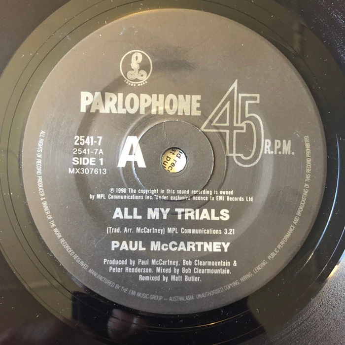 Paul McCartney – All My Trials (E/Generic)