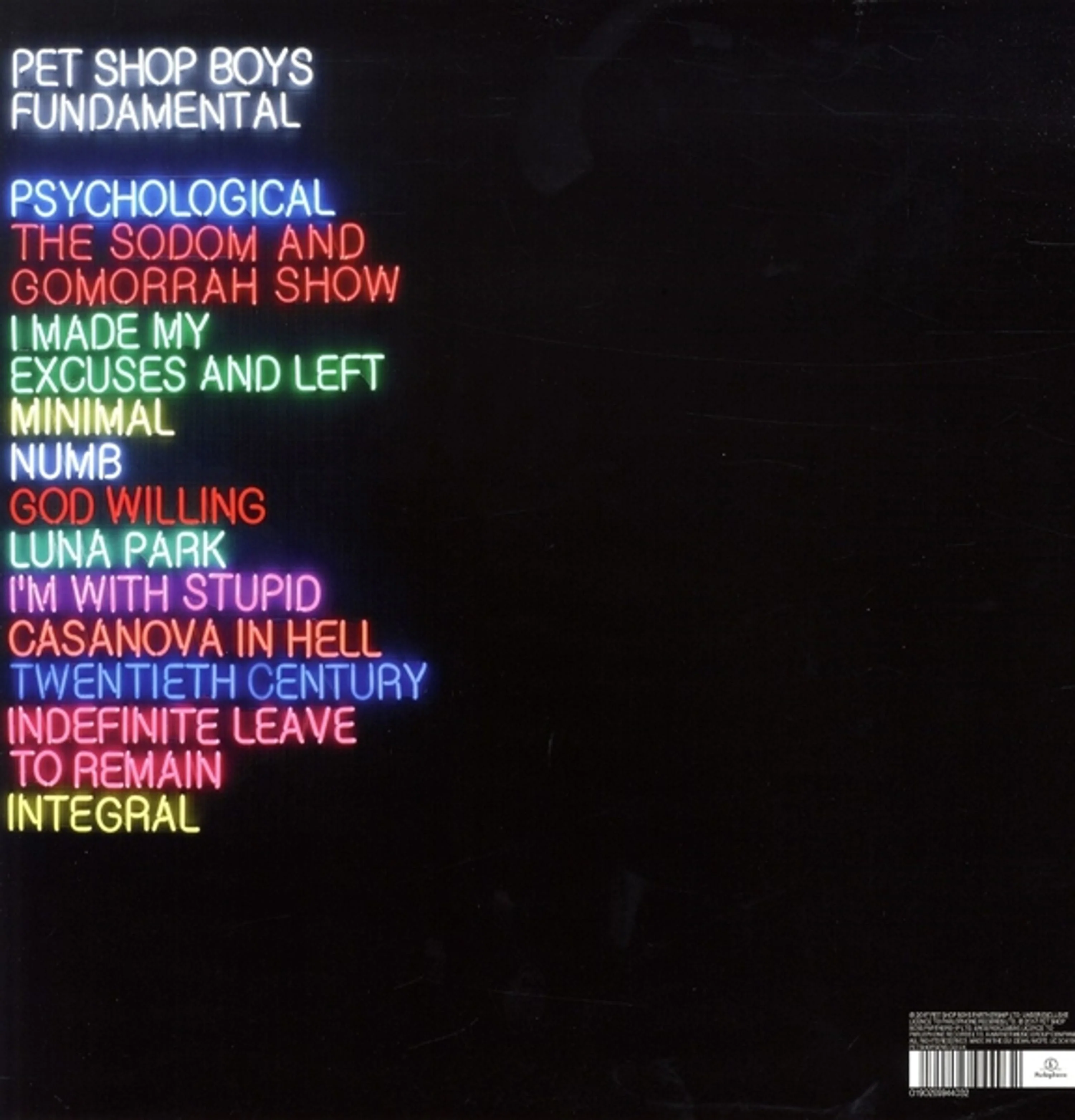 Pet Shop Boys – Fundamental - Image 2