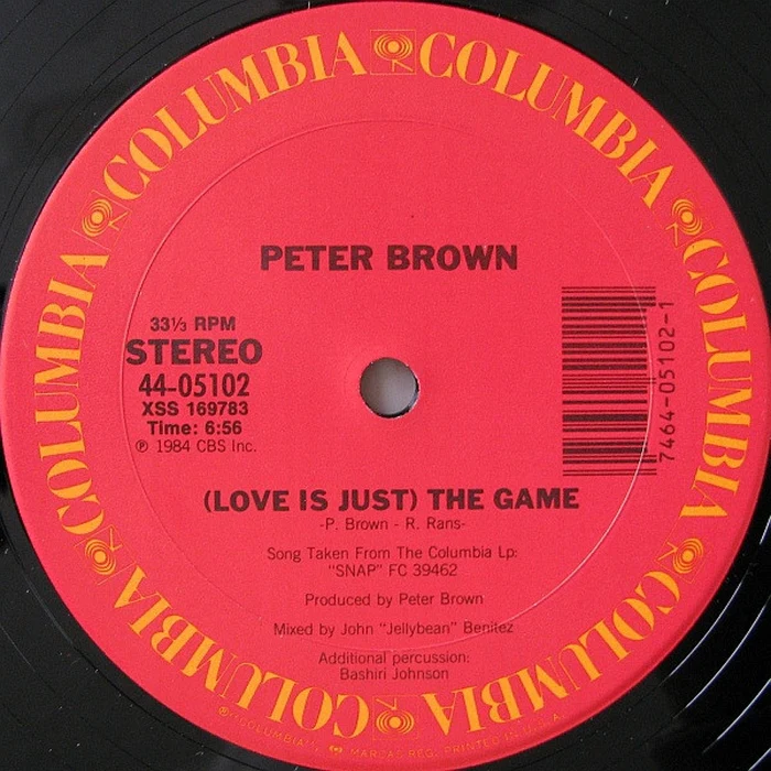 Peter Brown – (Love Is Just) The Game (VG/Generic)