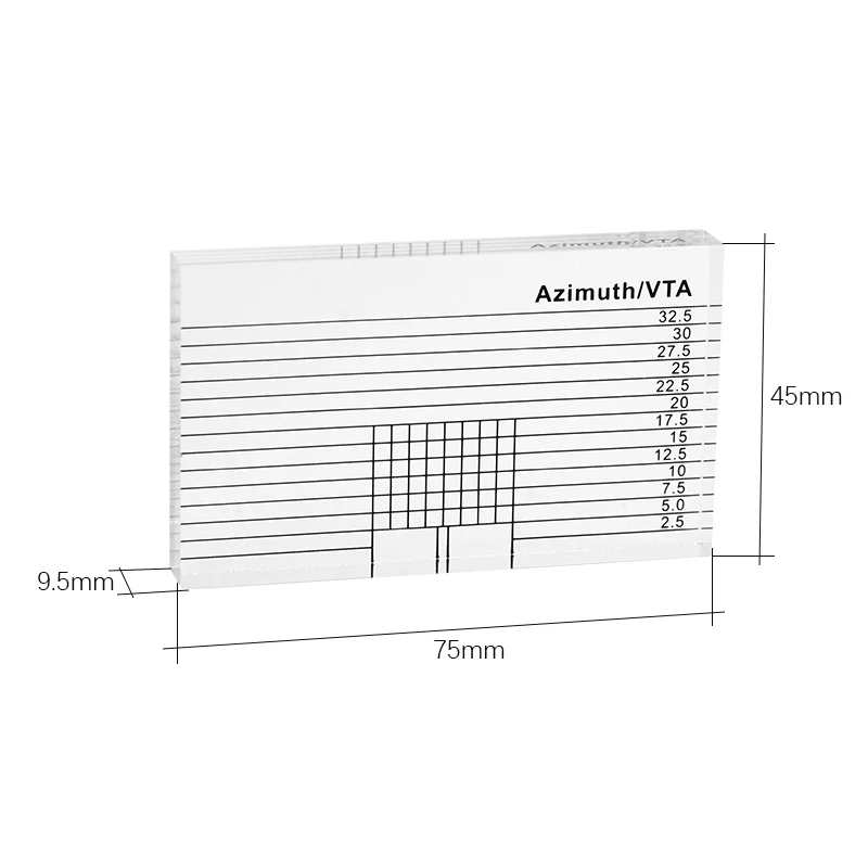 Azimuth / VTA Ruler for tonearm and cartridge adjustments - Image 2