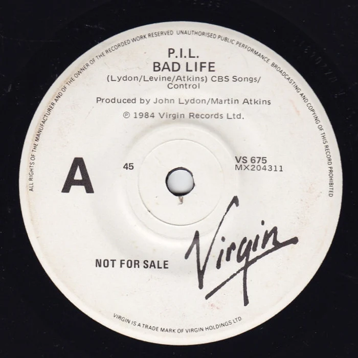 Public Image Limited – Bad Life (VG+/Generic)