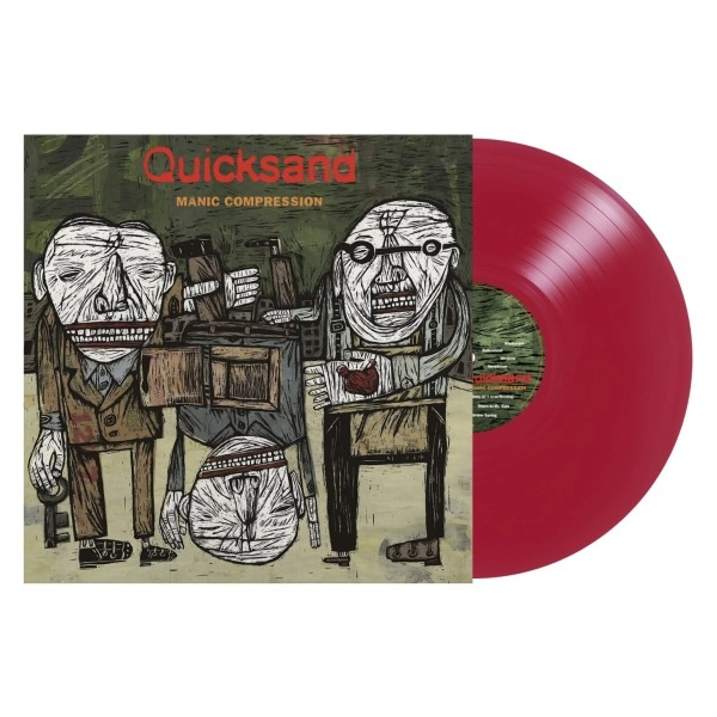 Quicksand – Manic Compression (Open Heart Red vinyl) - Image 2