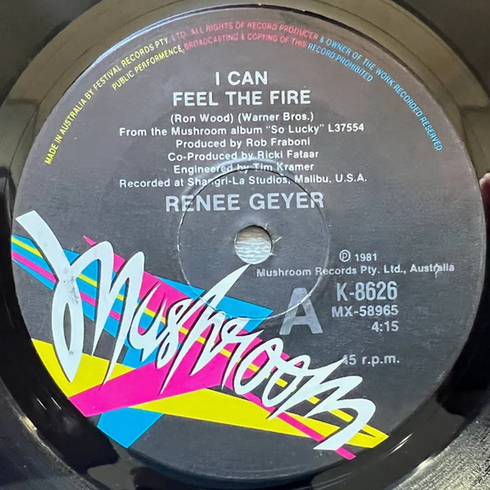 Renee Geyer – I Can Feel The Fire (VG+/Generic)