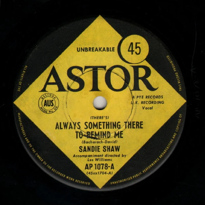 Sandie Shaw – (There's) Always Something There To Remind Me (E/Generic)