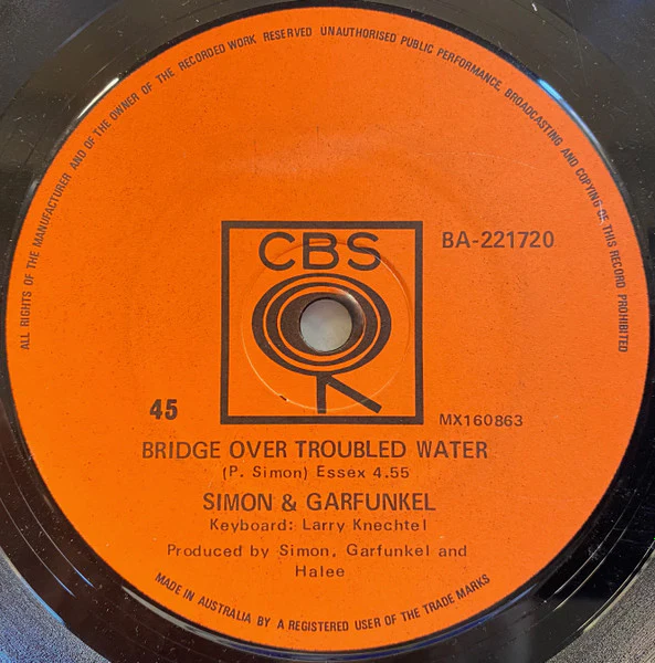 Simon & Garfunkel – Bridge Over Troubled Water (VG+/Generic)