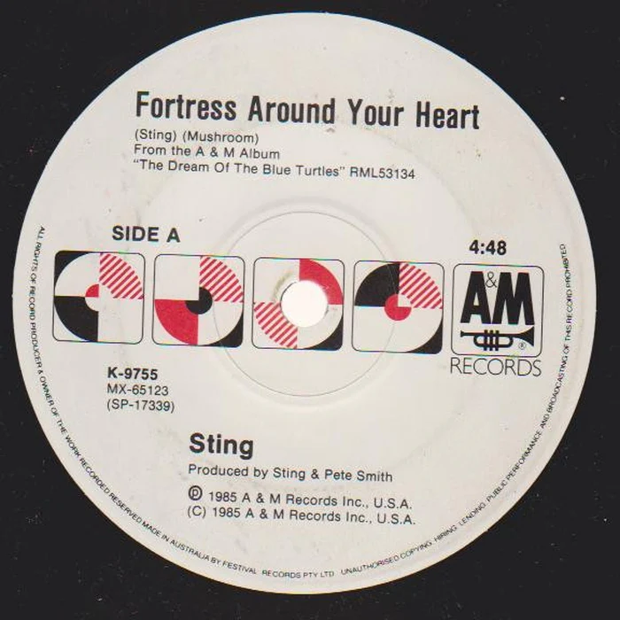 Sting – Fortress Around Your Heart (VG+/Generic)