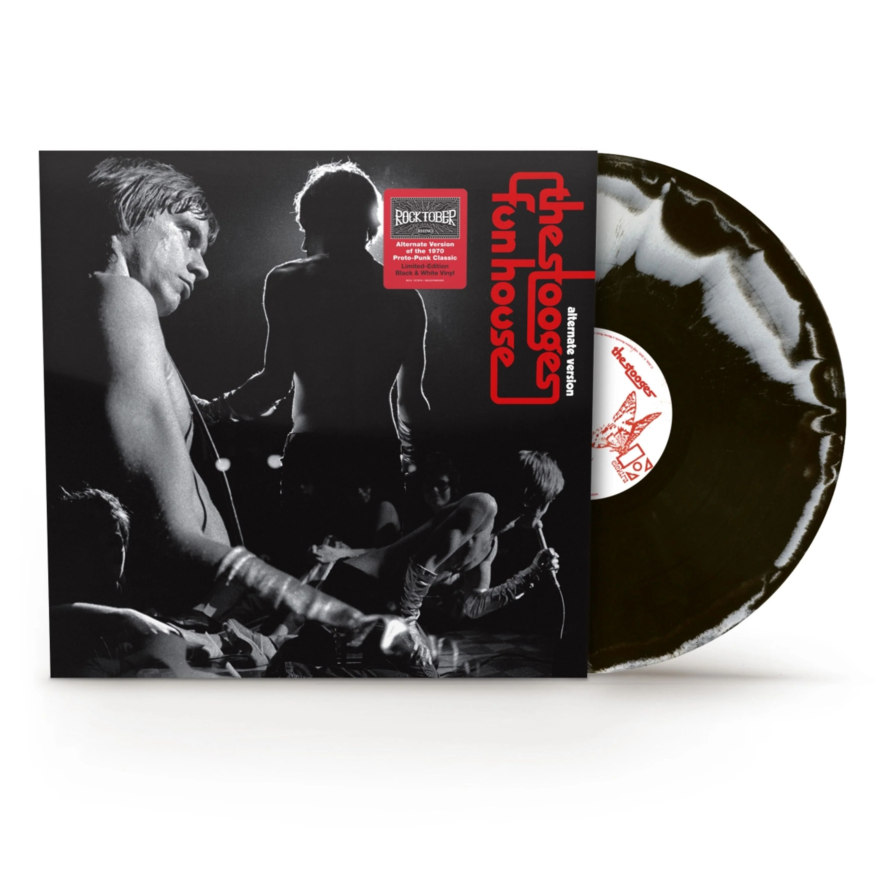 Stooges – Alternate Fun House (Opaque White W/ Black Vinyl) (rocktober) - Image 3