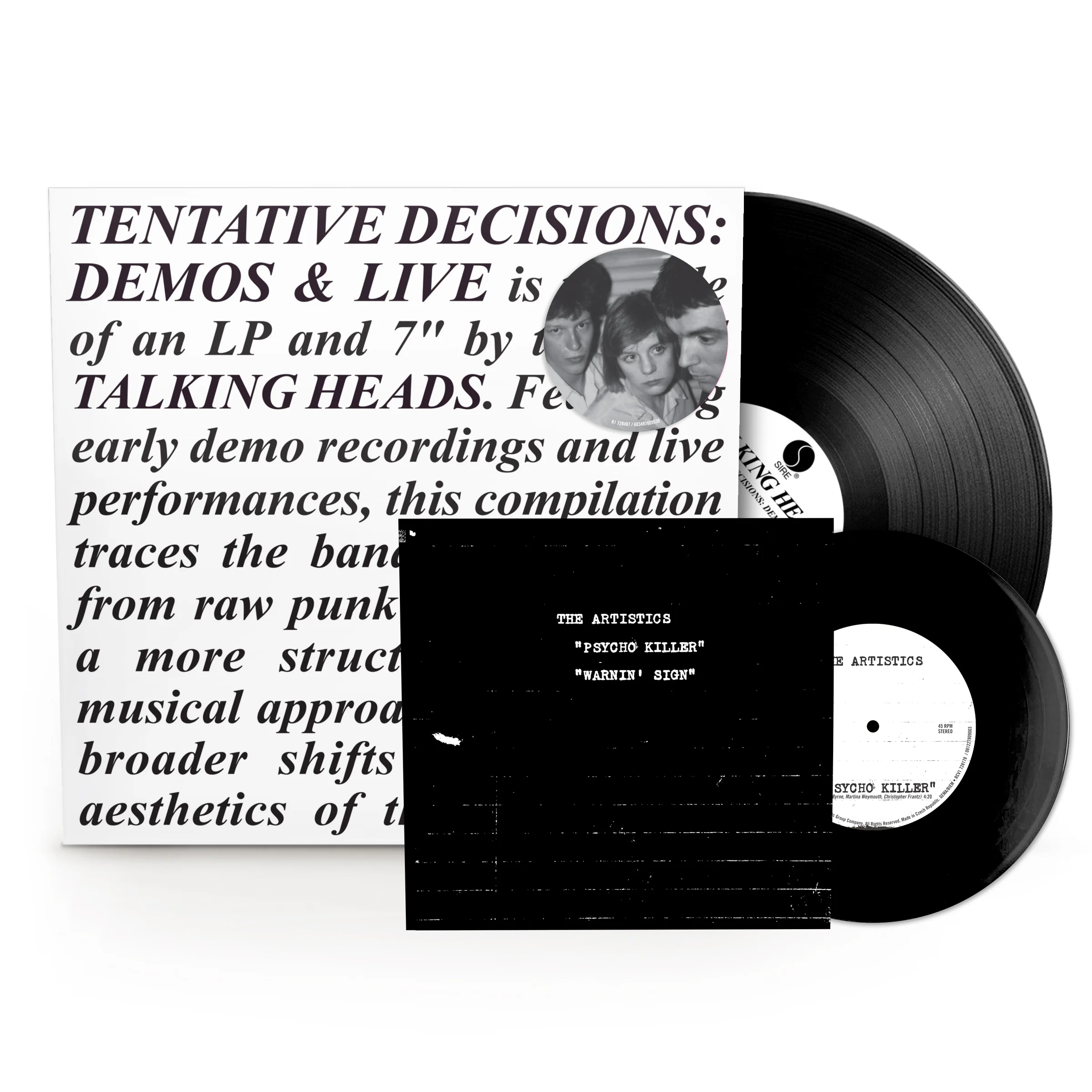 Talking Heads - Tentative Decisions: Demos & Live (LP+7") - Image 2