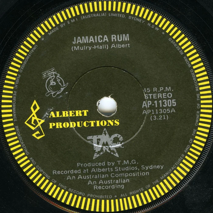 Ted Mulry Gang – Jamaica Rum (NM/Generic)