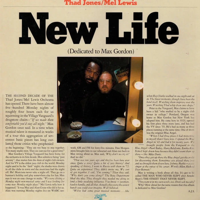 Thad Jones & Mel Lewis – New Life (Dedicated To Max Gordon) (VG+/VG+)