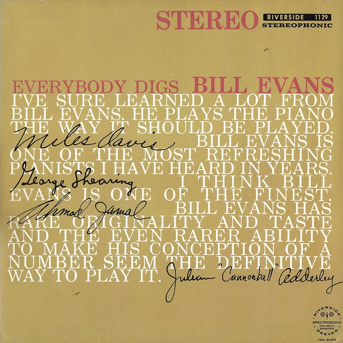 The Bill Evans Trio – Everybody Digs Bill Evans (OJC)