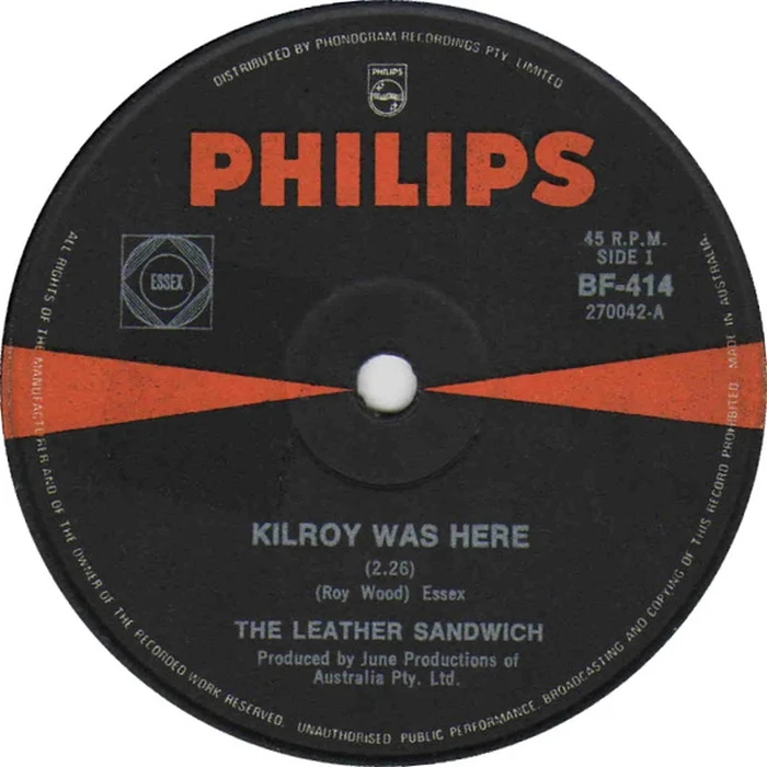 The Leather Sandwich – Kilroy Was Here (VG+/Generic)