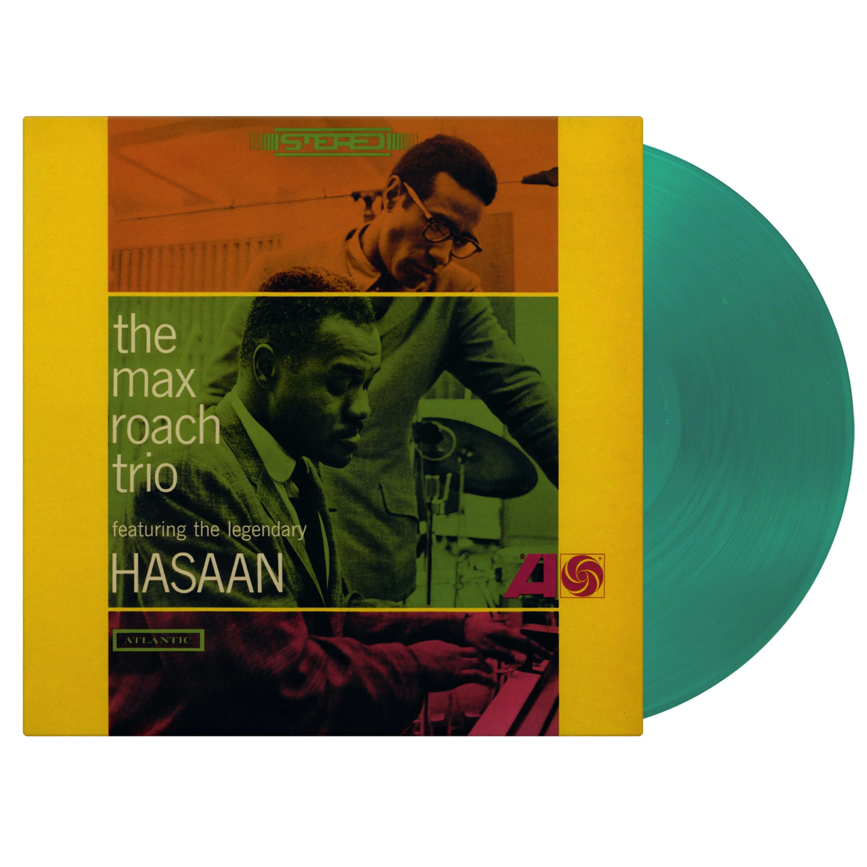 The Max Roach Trio – The Max Roach Trio - Featuring the Legendary Hasaan  (Green vinyl) - Image 2