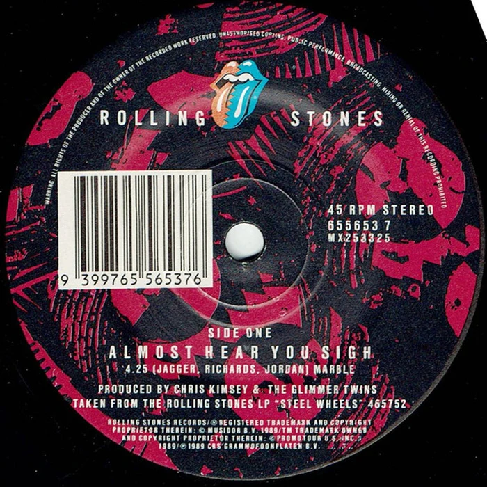The Rolling Stones – Almost Hear You Sigh (VG+/Generic)