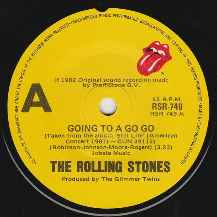 The Rolling Stones – Going To A Go Go (Live) (VG/Generic)